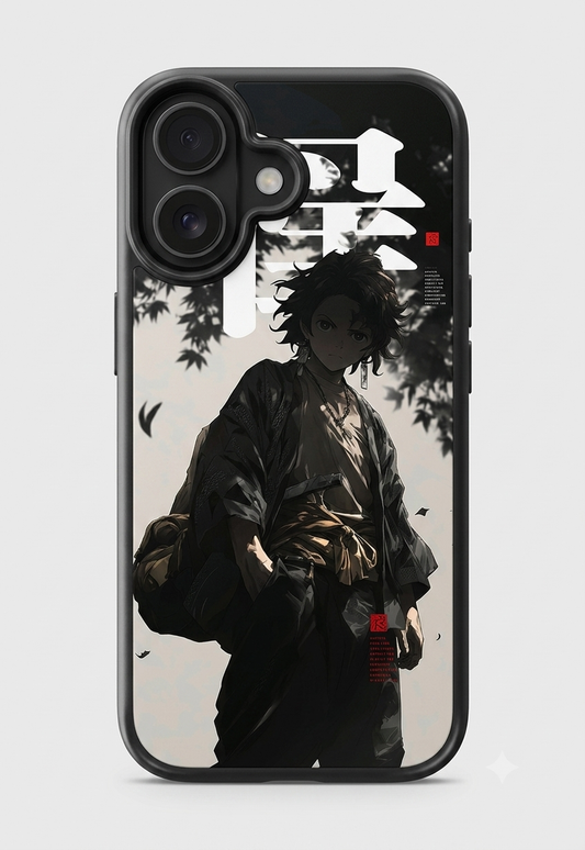 Anime Aesthetic Dark Samurai Premium Phone Case Cover