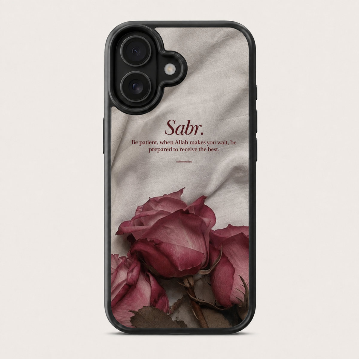 🌸 Sabr Rose Case
